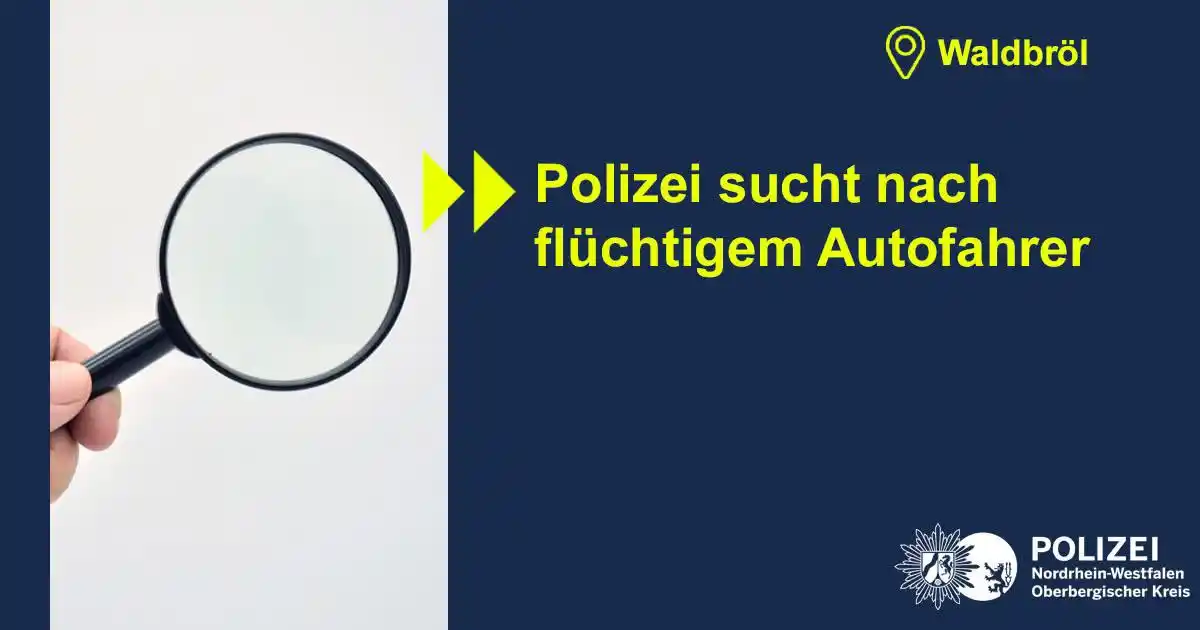 Image from Polizei NRW Oberbergischer Kreis: Am vergangenen Mittwoch (11. Juni) kam es um 14:50 Uhr auf der Vennstr...