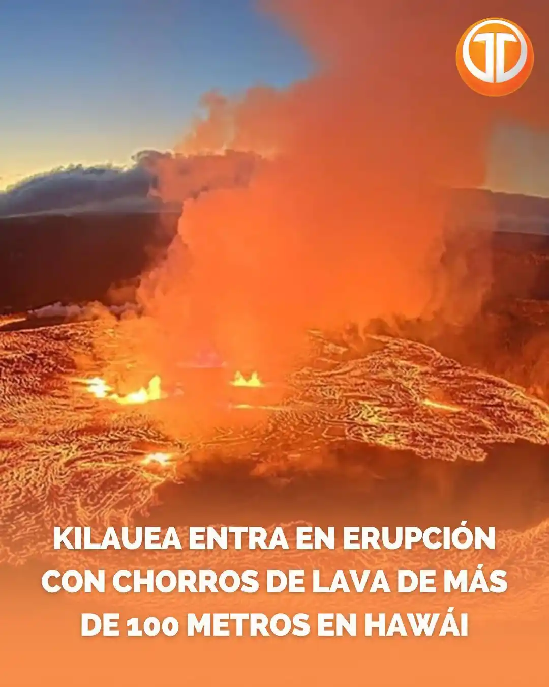 Image from Telemetro : Antes de la erupción, se registró un fenómeno llamado “pistoneo de gas...