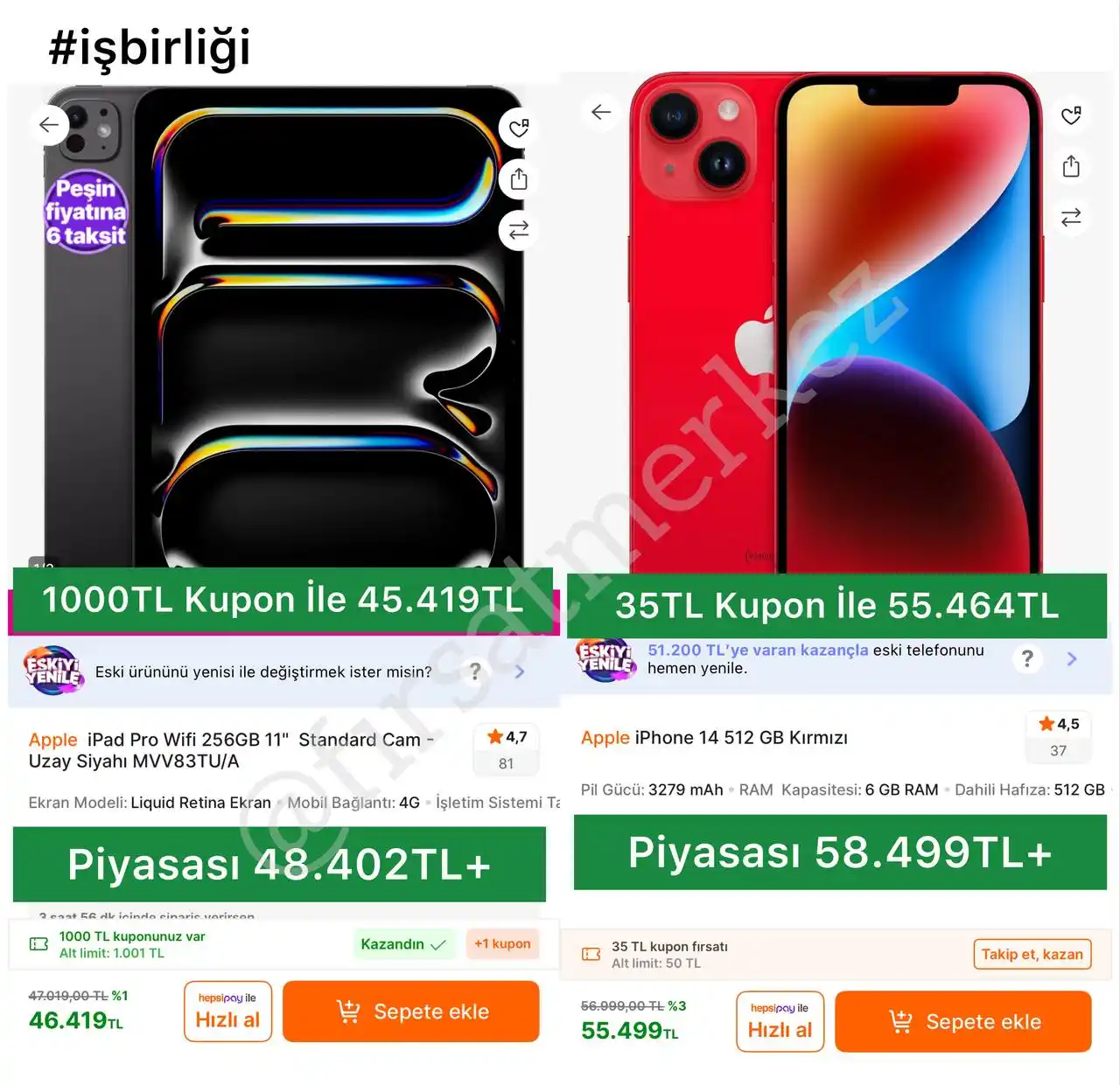 Image from İndirim Fırsat Merkezi: 🔥Apple İPad Pro Wifi 256GB Standart Cam Uzay Siyahı ✅Ürün Altındaki ...