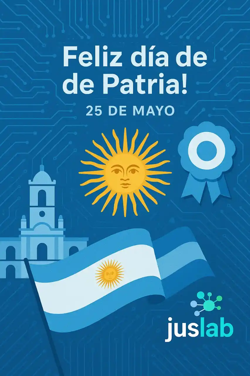 Image from Juslab: 🇦🇷✨ ¡Feliz 25 de Mayo! Hoy celebramos un nuevo aniversario de la Rev...