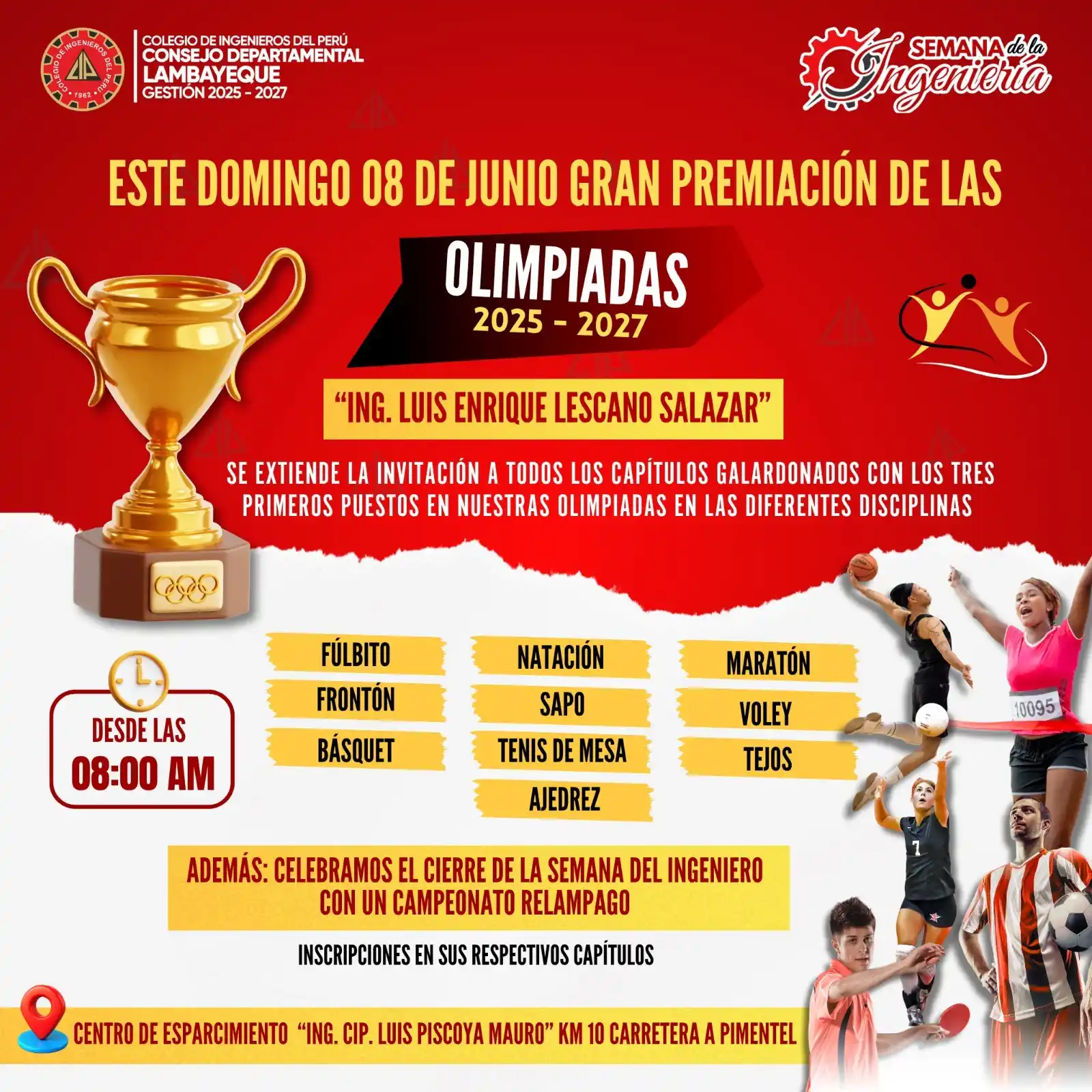 Image from CIP CD Lambayeque - TI: π£Β‘πππππππΜπ, ππππππππππ! β Este domingo te invitam...