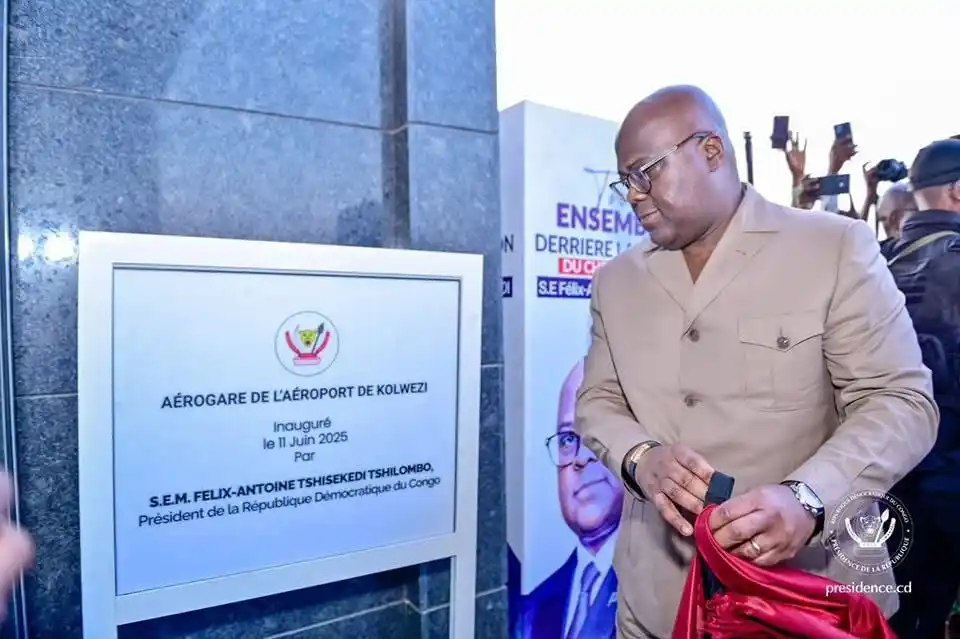 Image from Habari RDC: Au terme d’une journée marathon, le Président Félix Tshisekedi a procé...