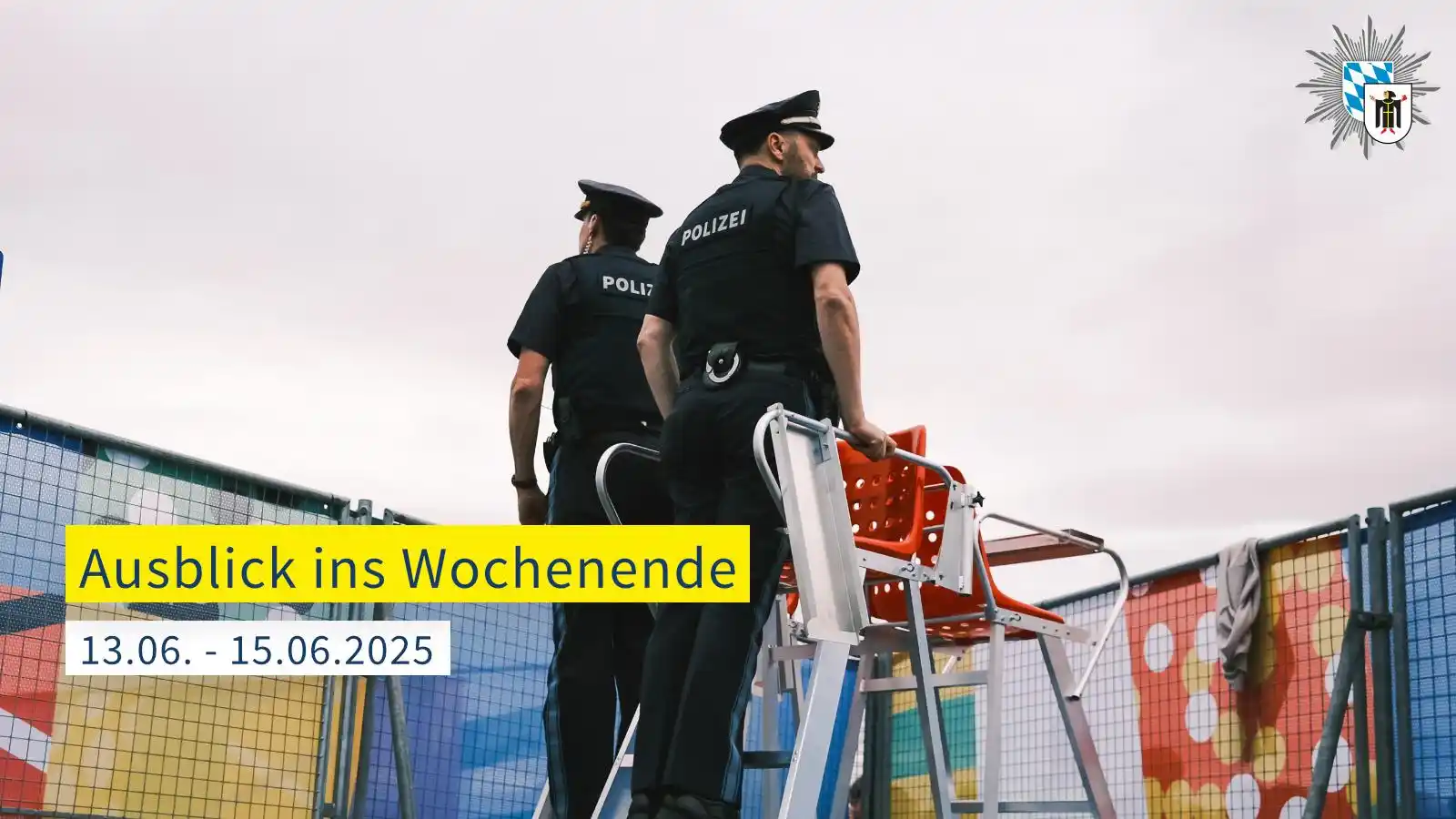 Image from Polizei München: *Ausblick ins Wochenende 13.06. - 15.06.2025* Pünktlich zum Wochenend...
