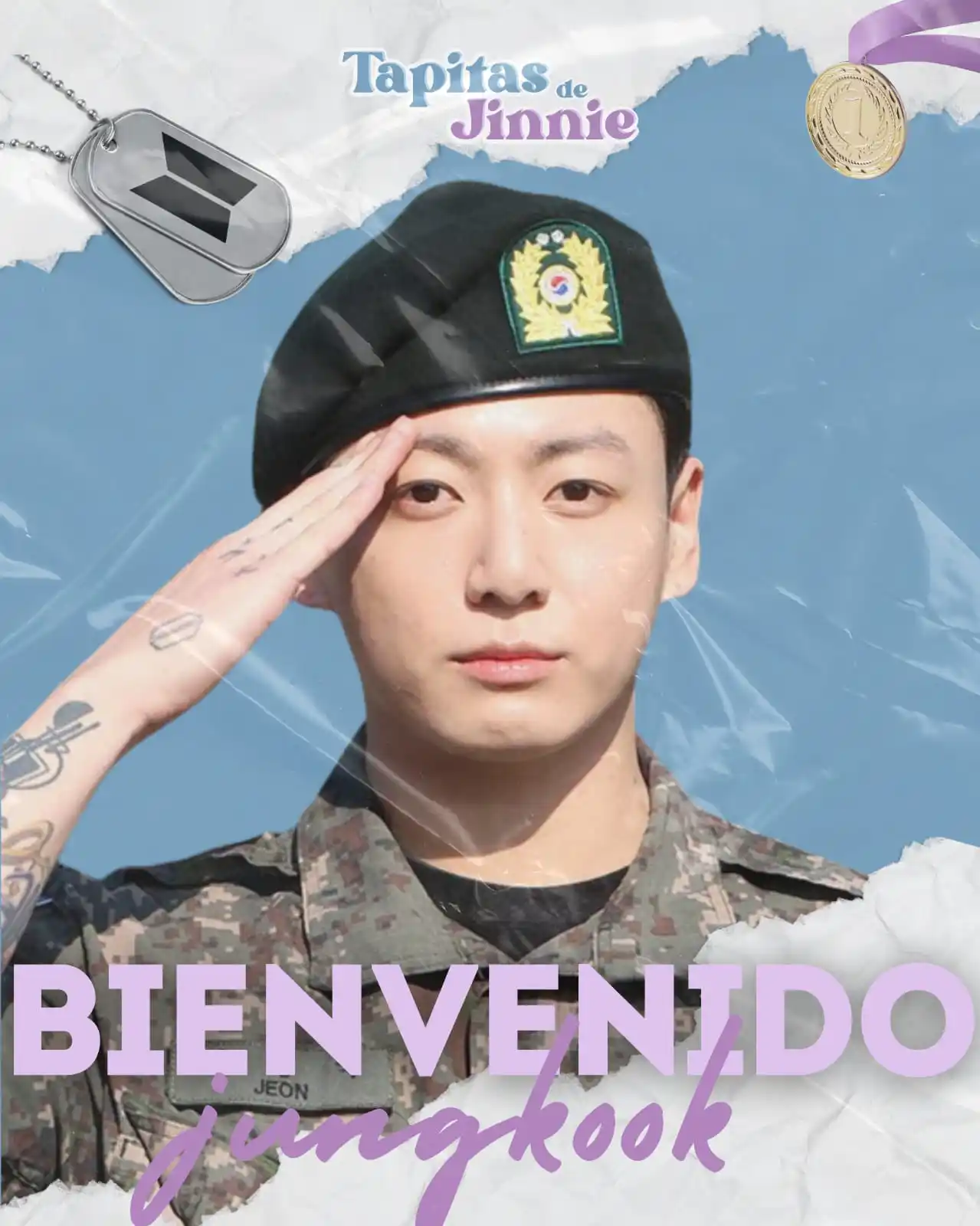 Image from Tapitas de Jinnie: BIENVENIDOS DE VUELTA, JIMIN Y JUNGKOOK! 💜✨ Después de meses de espe...