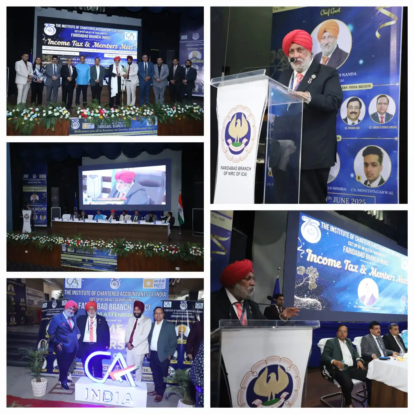 Image from ICAI-The Institute Of Chartered Accountants Of India: CA. Charanjot Singh Nanda, President, ICAI shared his thoughts at the ...