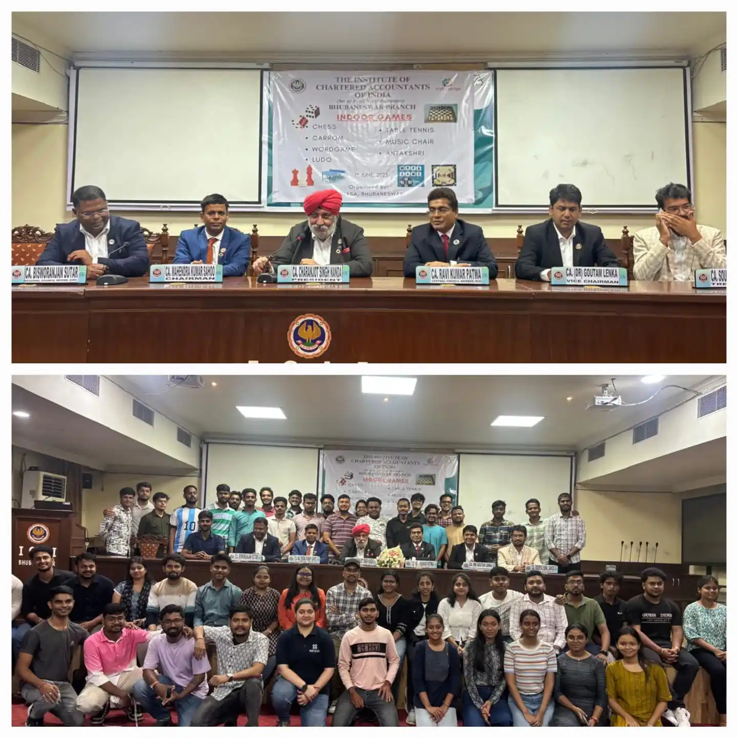 Image from ICAI-The Institute Of Chartered Accountants Of India: CA. Charanjot Singh Nanda, President, ICAI with CCMs, EIRC & Branch MC...