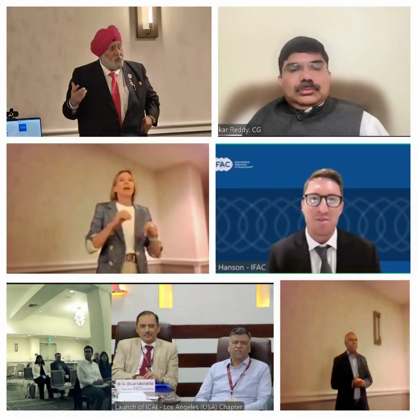 Image from ICAI-The Institute Of Chartered Accountants Of India: CA. Charanjot Singh Nanda, President with Dr. Srikar Reddy, Hon'ble CG...