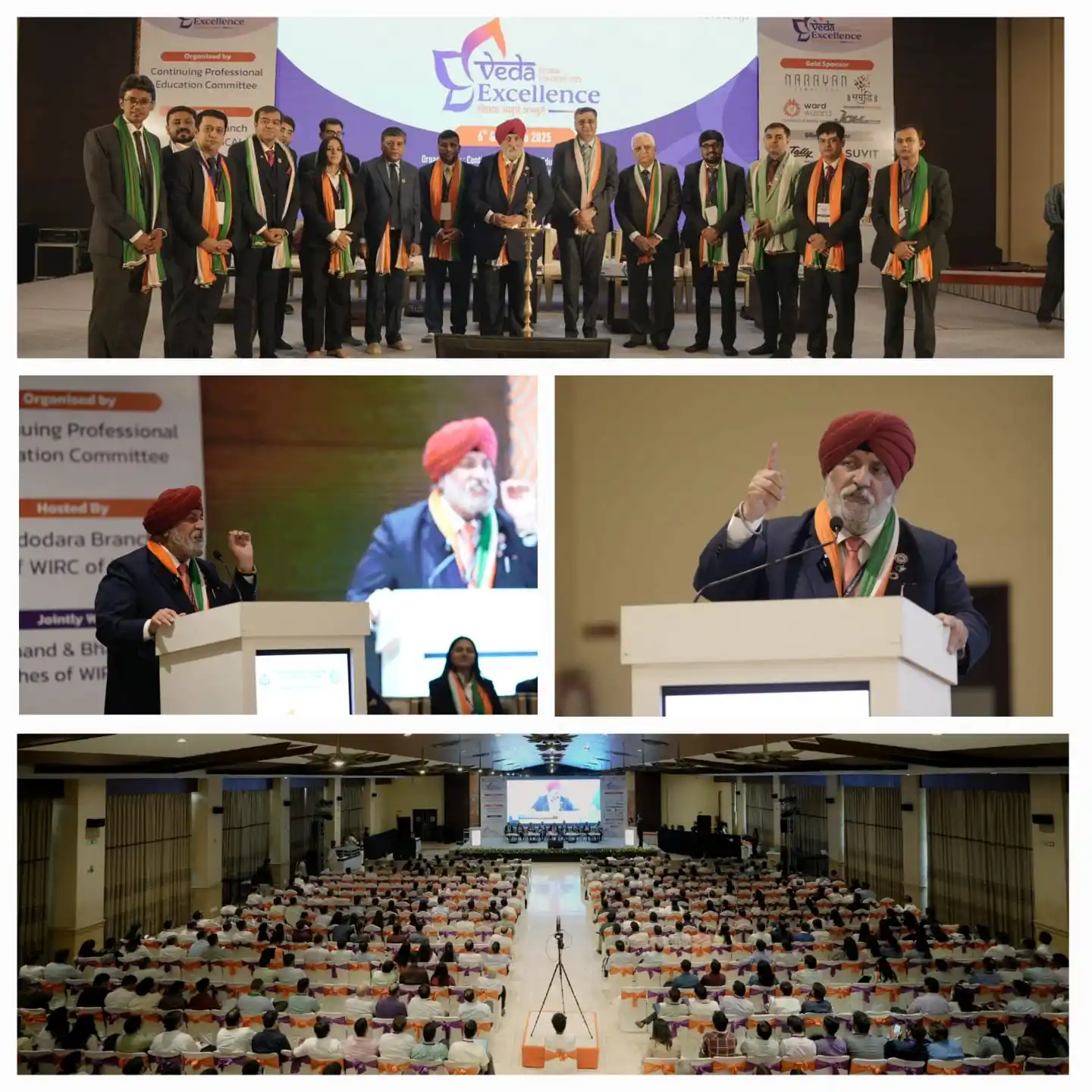 Image from ICAI-The Institute Of Chartered Accountants Of India: CA.Charanjot Singh Nanda, President-ICAI along with CCMs, WIRC and Bra...