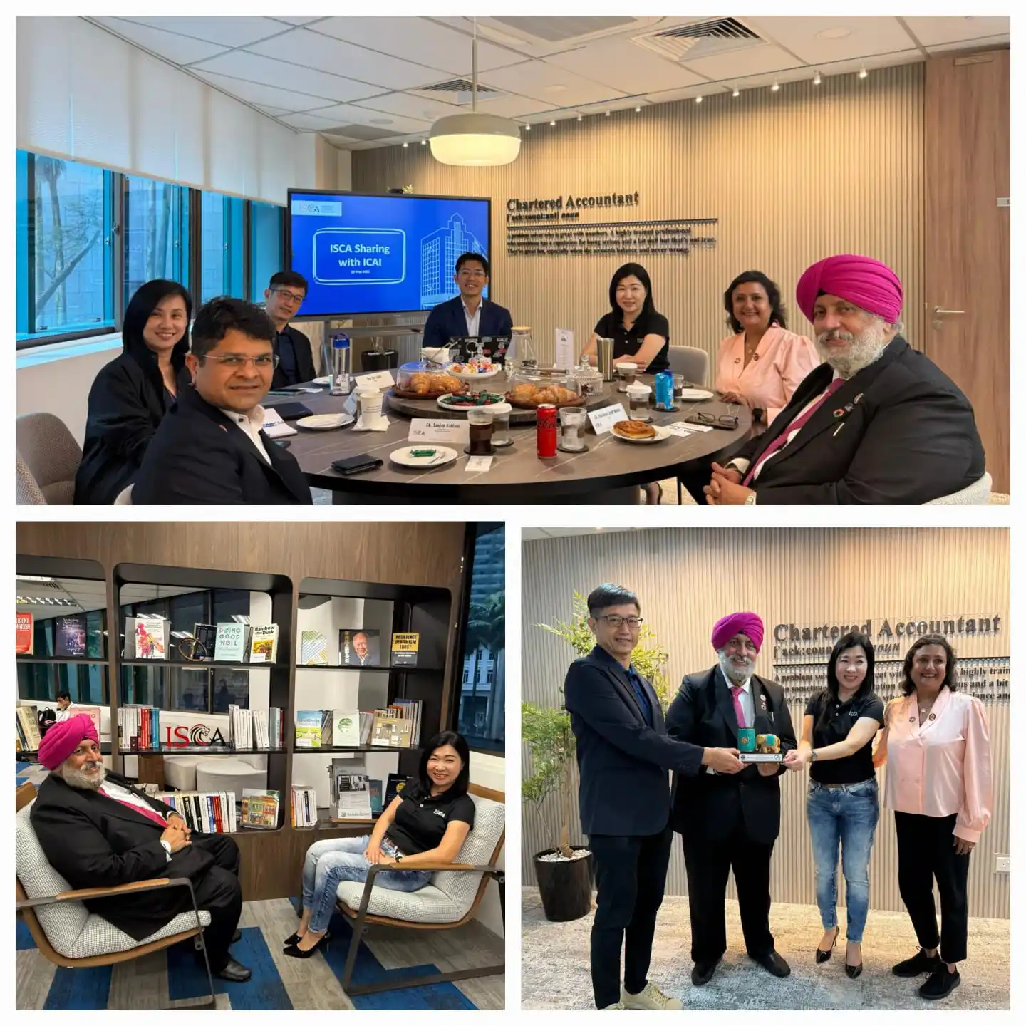 Image from ICAI-The Institute Of Chartered Accountants Of India: CA.Charanjot Singh Nanda, President-ICAI met with President & CEO-Inst...