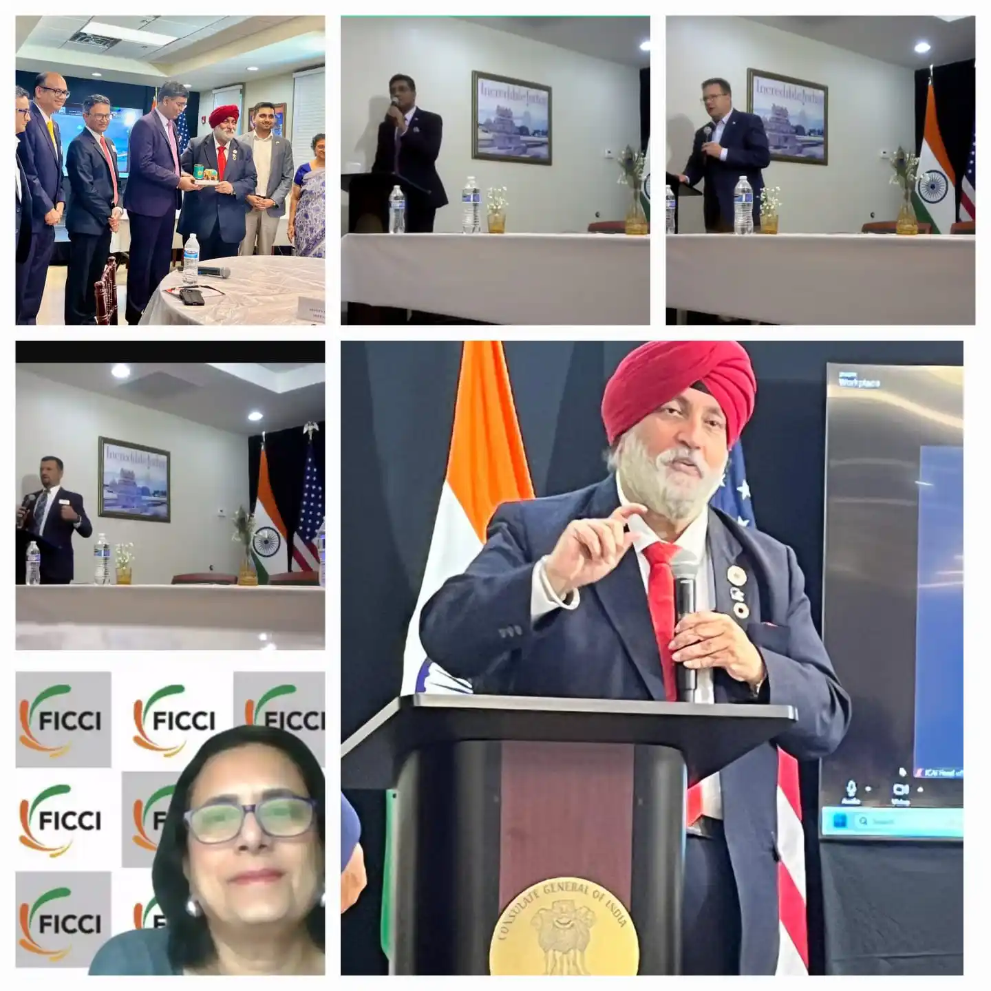 Image from ICAI-The Institute Of Chartered Accountants Of India: CA.Charanjot Singh Nanda, President with Shri Ramesh Babu Lakshmanan, ...