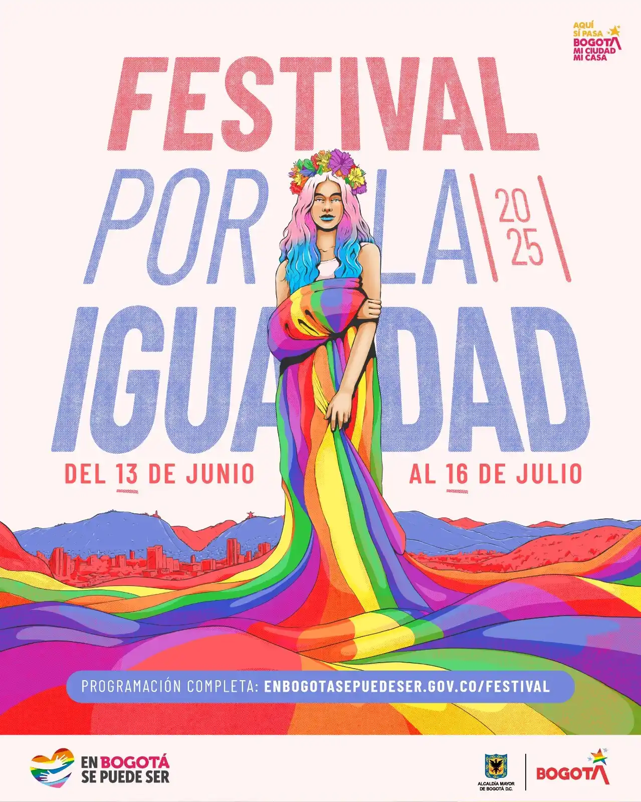 Image from Universidad Distrital Francisco José De Caldas: 🌈 Celebra el Festival y el Día del Orgullo LGBTI.   ✨ Del 13 al 16 de...