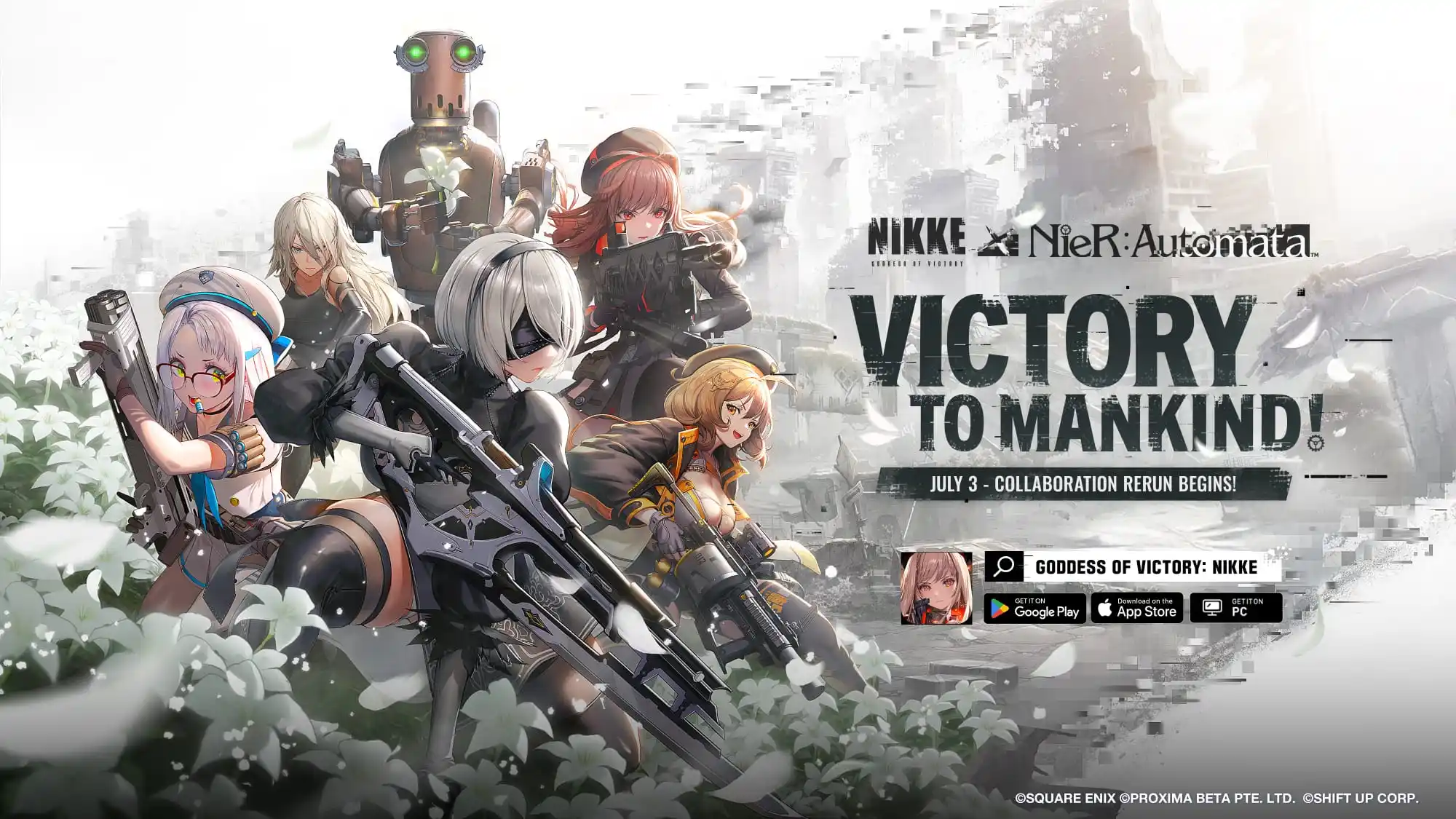 Image from GODDESS OFVICTORY:NIKKE: 【Collaboration Rerun Confirmed 🎉】 <a class="text-blue-500 hover:unde...