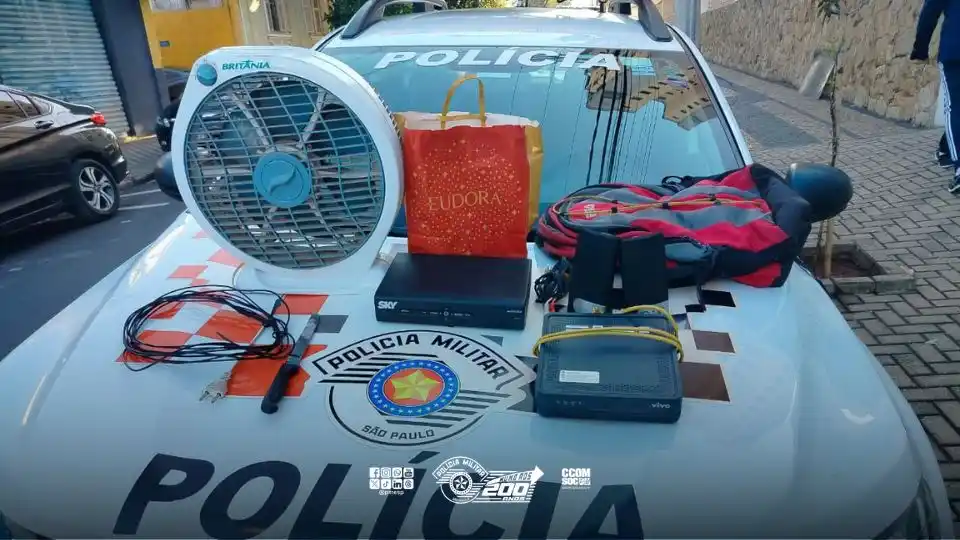 Image from Polícia Militar do Estado de São Paulo: *Criminoso é preso em flagrante por roubo no Centro de Piracicaba/SP* ...
