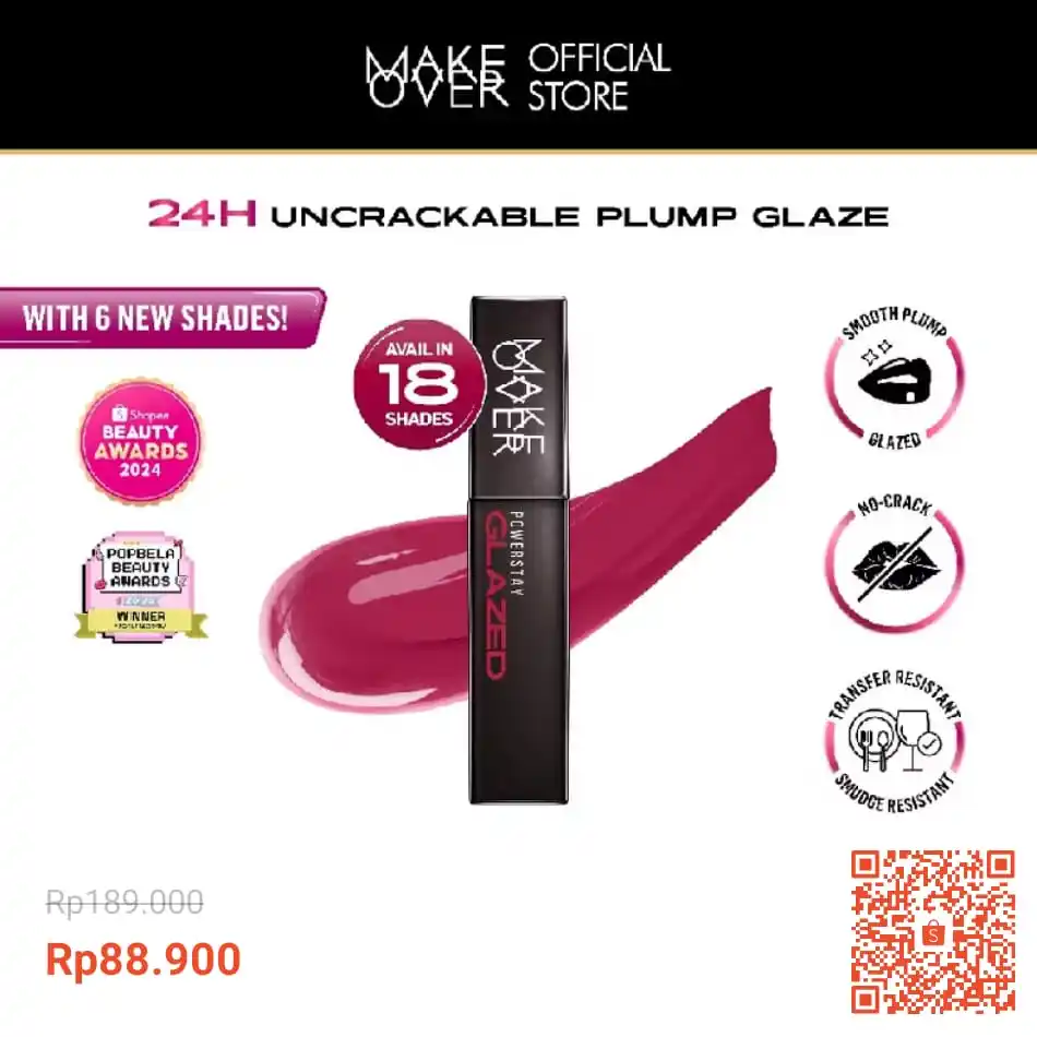 Image from INFO PROMO RACUN SHOPEE DISKON TIKTOK TOKOPEDIA GOJEK GRAB BELAJAR DAGET STICKER GIVEAWAY: D01 D02 D11 D16 Temukan Make Over Powerstay Glazed Lock Lip Pigment -...