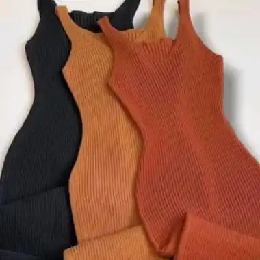Image from Promo Da Grasi: Dê uma olhada em Vestido Feminino Trico Tubinho Curto Regata por R$34...
