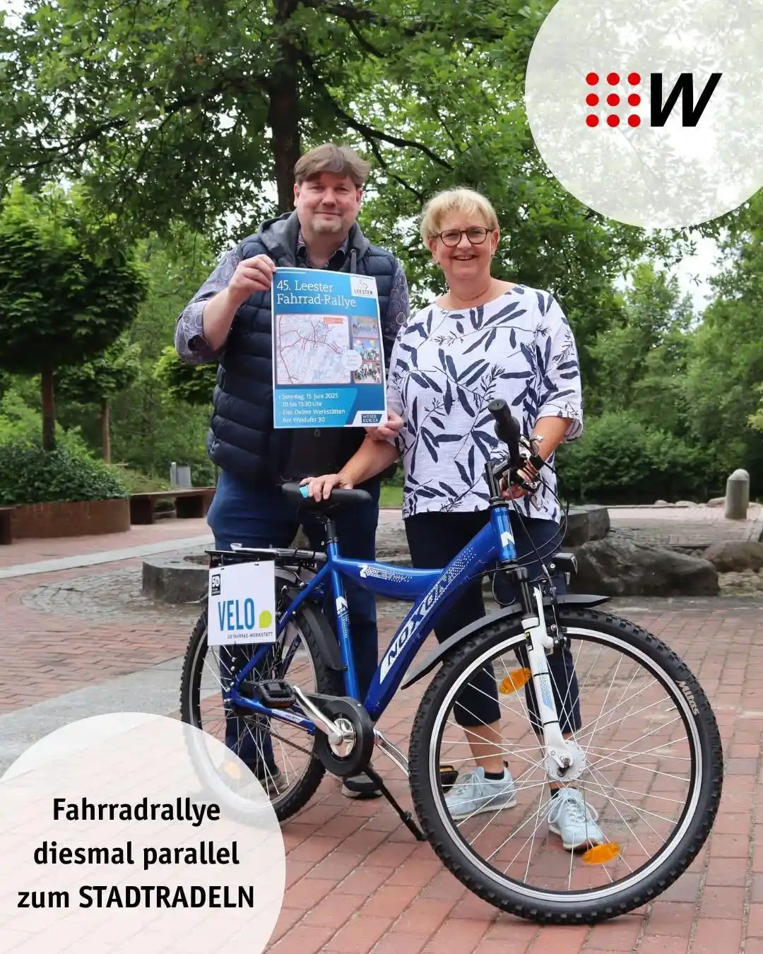 Image from Gemeinde Weyhe: 🚴♀️🚴🚴♀️ Der Mensch war ursprünglich bekanntlich Jäger und Sammler...