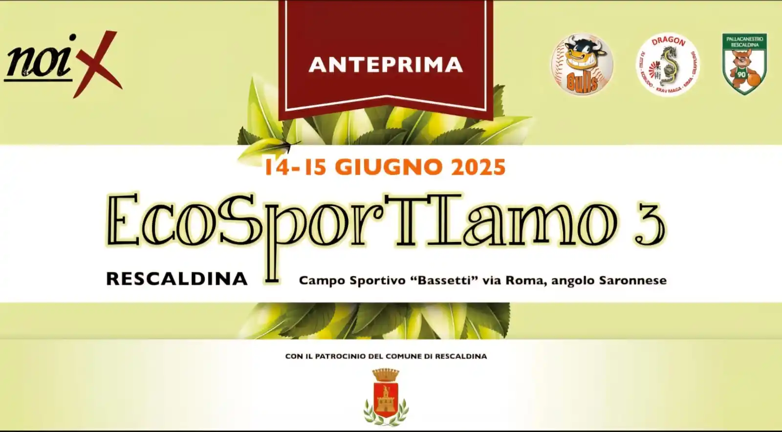 Image from Comune di Rescaldina: 🎉 *ECOSPORTIAMO 2025* 🌿 Quest’anno si parte con due giornate in ant...