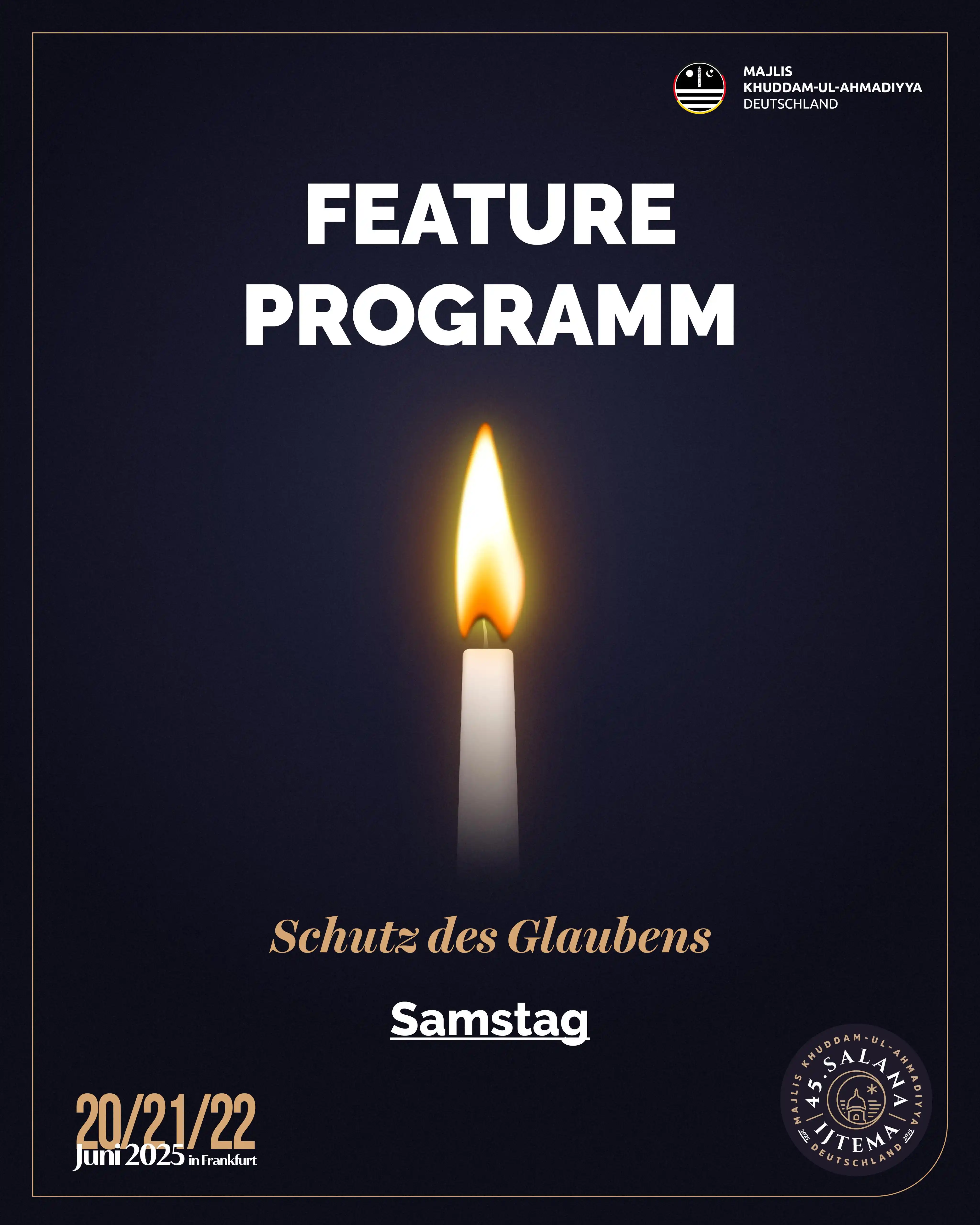 Image from Khuddam News: 🛡️ Ein Glaube, der schützt – wenn wir ihn schützen. 💬 Am Samstag er...