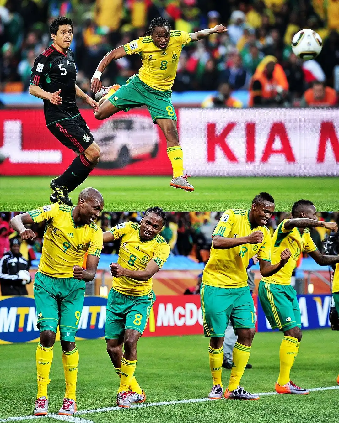 Image from Vsports Team: El golazo de Tshabalala, el "Waka Waka" de Shakira, las infinitas vuvu...