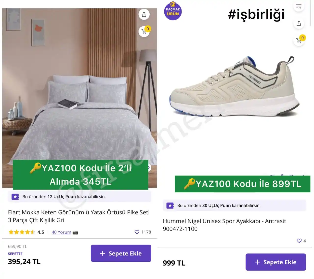 Image from İndirim Fırsat Merkezi: 🔥Elart Mokka Keten Görünümlü Yatak Örtüsü Pike 3 Parça ✅395TL - ‘li...