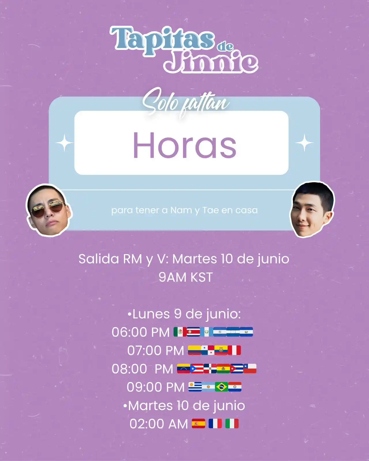 Image from Tapitas de Jinnie: Esta semana es muy especial para ARMY 💜✨ Nuestros queridos Namjoon (R...