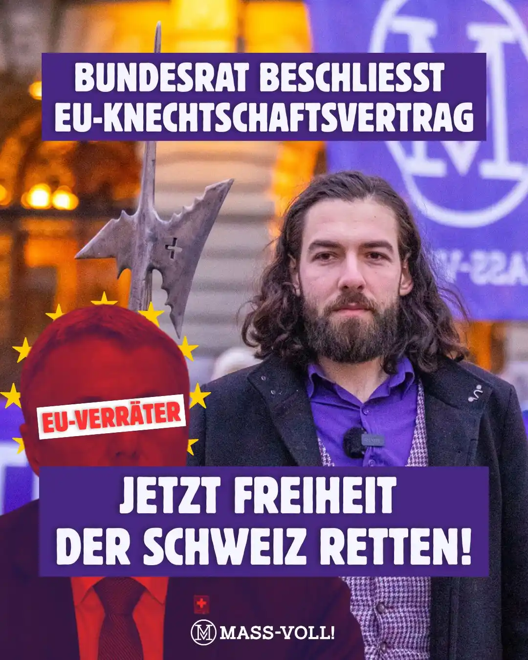Image from MASS-VOLL!: ❗️EU-Knechtschaftsvertrag beschlossen! Der illegitime Bundesrat verrät...