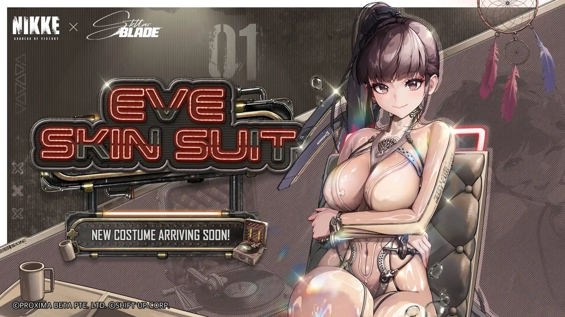 Image from GODDESS OFVICTORY:NIKKE: 【EVE Costume Introduction】  <a class="text-blue-500 hover:underline cu...