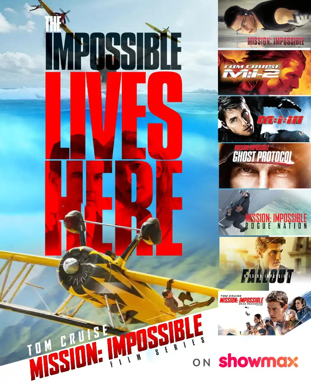 Image from Showmax Kenya: Explosions. Espionage. Ethan Hunt. We’ve got it all. *Mission: Impossi...