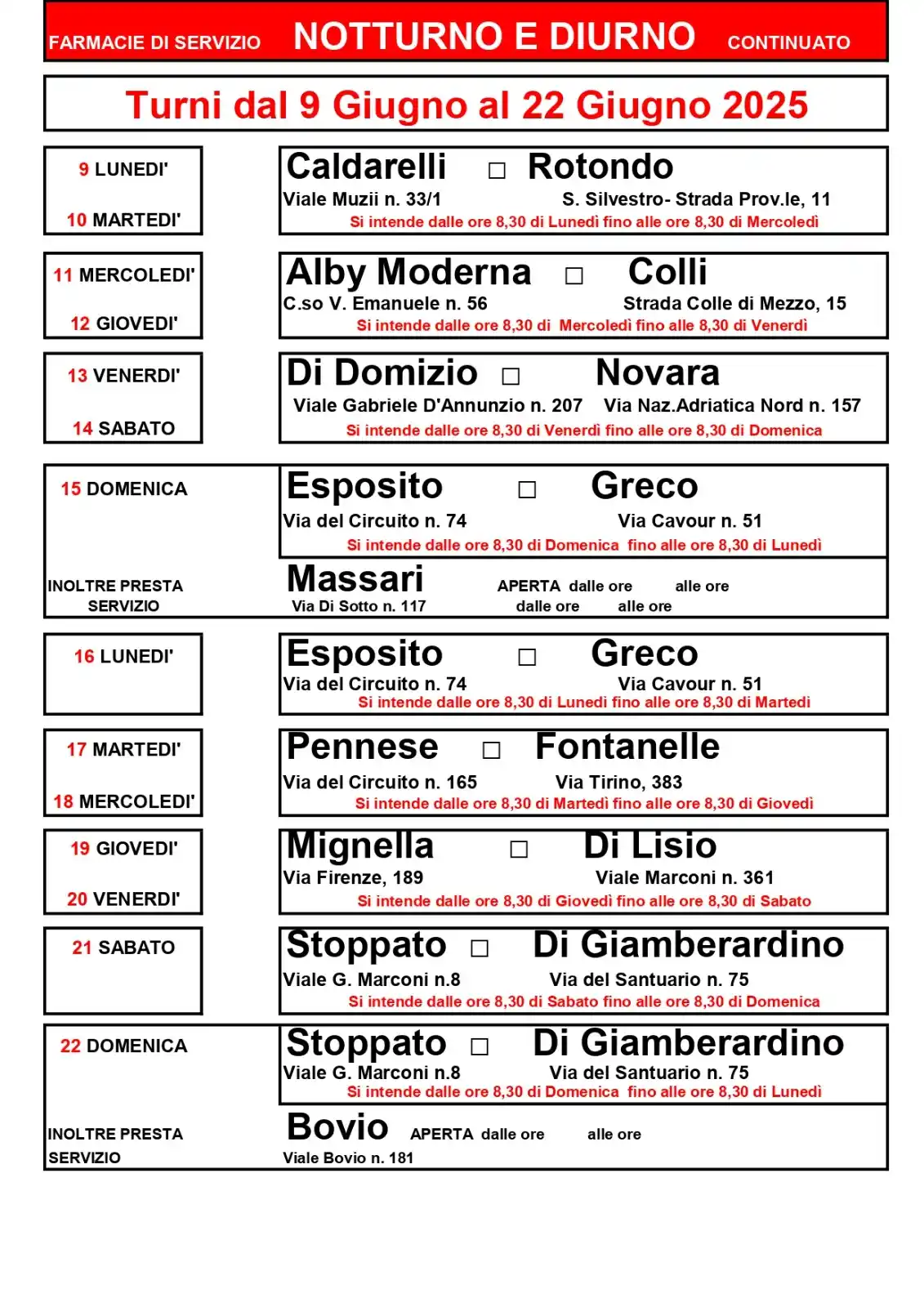 Polizia Locale Pescara post