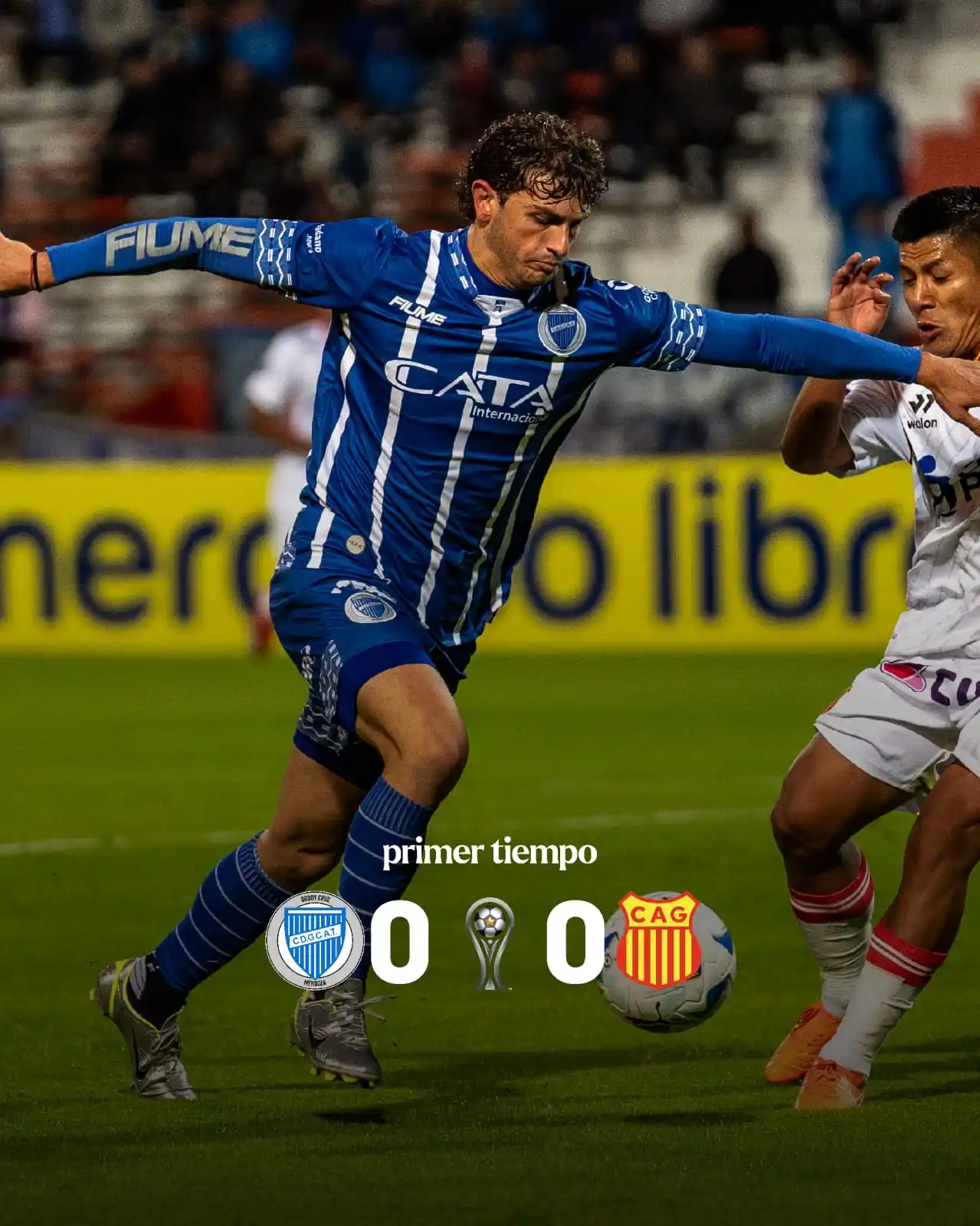 Image from Club Godoy Cruz Oficial: ⏸️ ¡Final de la primera parte! Godoy Cruz 0 🆚 0 Atlético Grau <a cl...