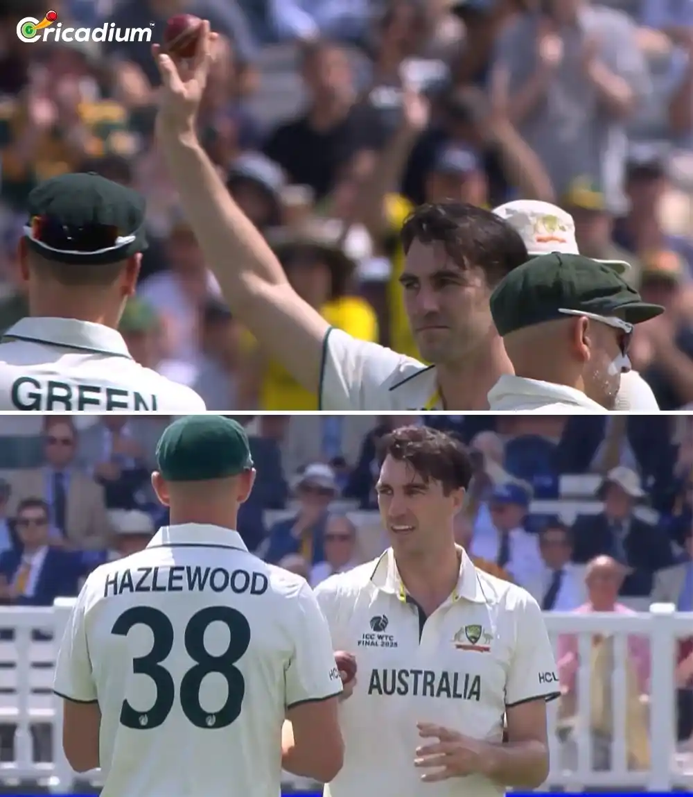 Image from Cricadium🏏: FIVE-WICKET HAUL for Pat Cummins in the WTC Final! 🎯🔥 The skipper le...