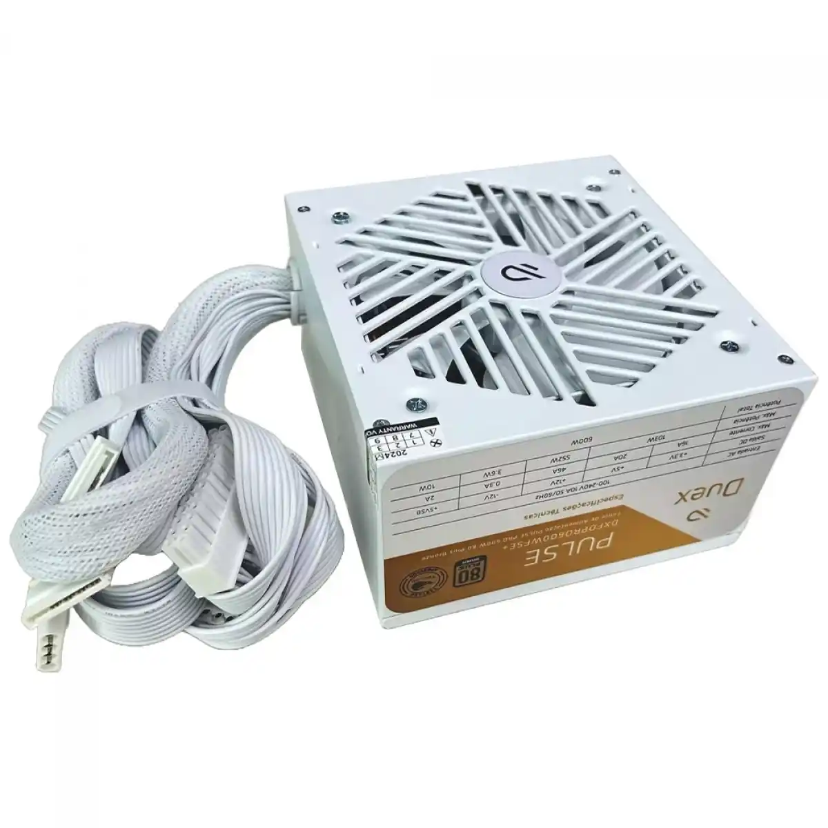 Image from Ofertas Terabyte!: ✨ Fonte Duex Pulse Pro 600W 80 Plus Bronze ✨ Certificação de eficiênci...