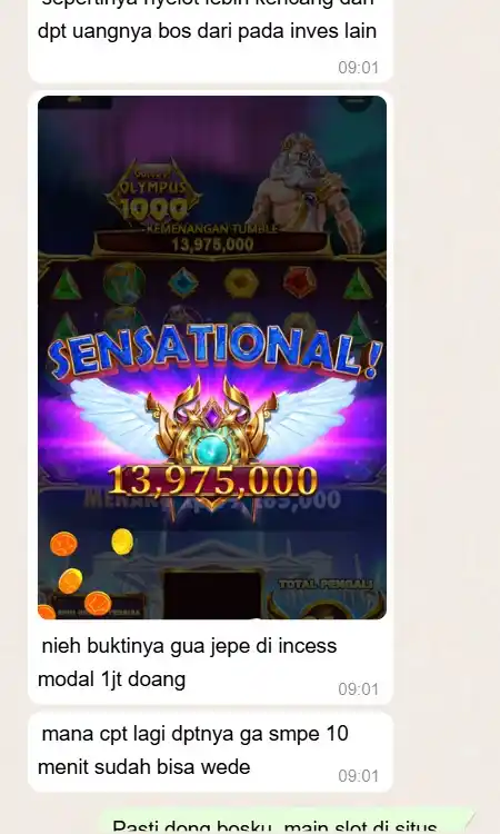 Image from BURUAN SLOT TERBATAS: *GELOOO KAKEK UBANNN PAGI PAGII*🤭 *ASELIII PETIRNYA NYAMBARRR DERRRR*...