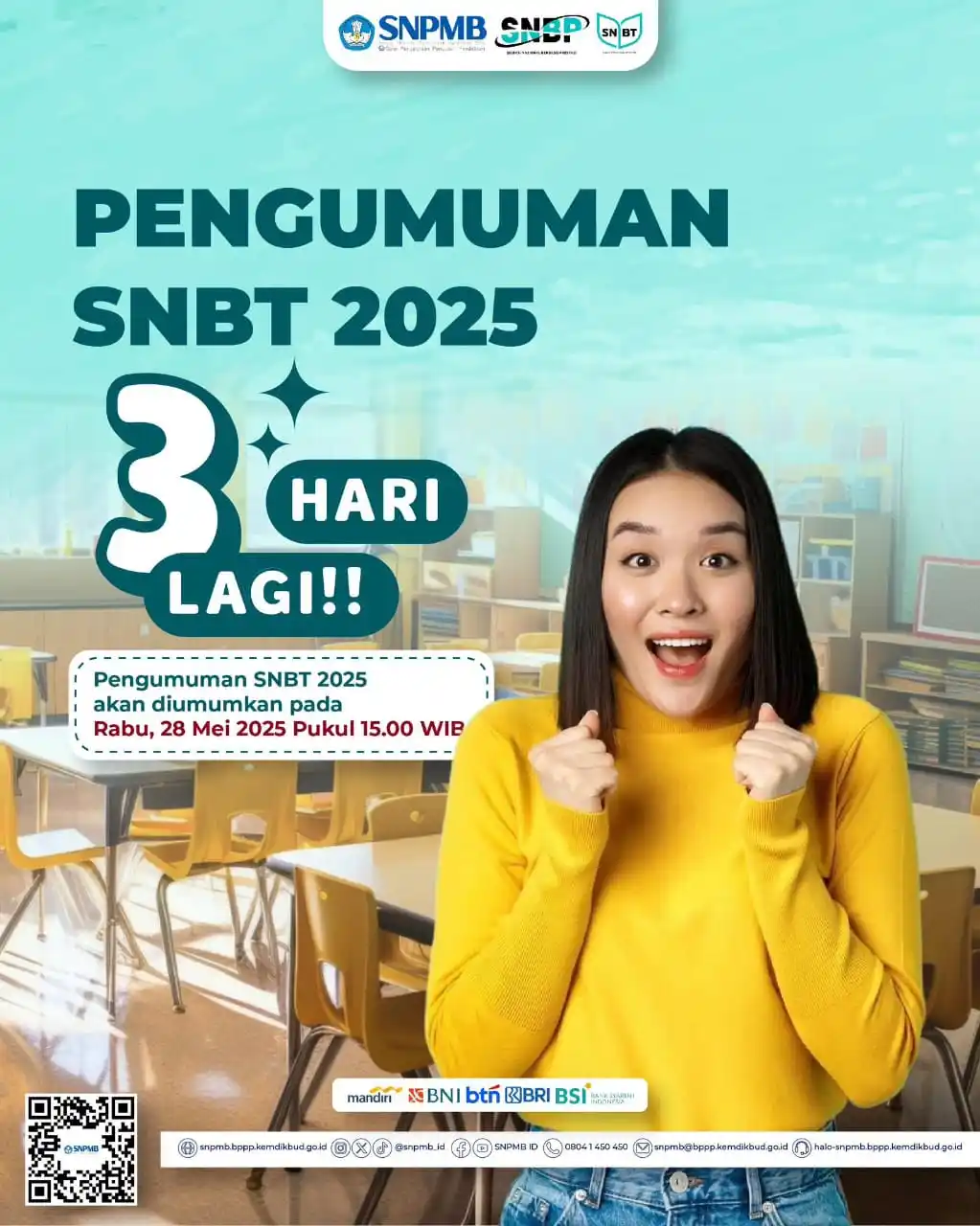 Image from CAMABA GANK²⁵: 🗓️H-3 PENGUMUMAN SNBT 2025🔔 Halo, Calon Mahasiswa Indonesia! Dalam...