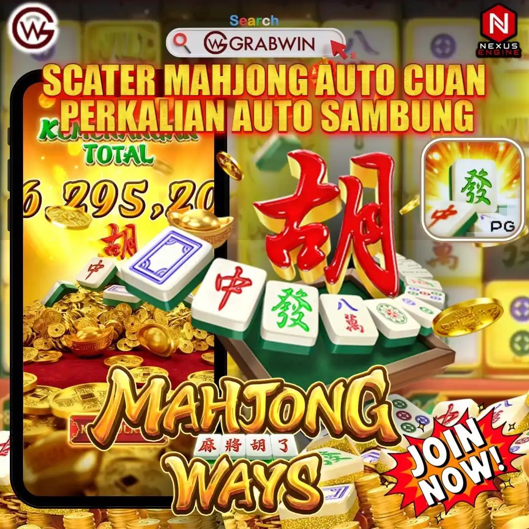 Image from GRABWIN OFFICIAL: HADIR EVENT HARI INI MAHJONG 1 , WAKTUNYA GAME INI BERSINAR LAGI GABUN...