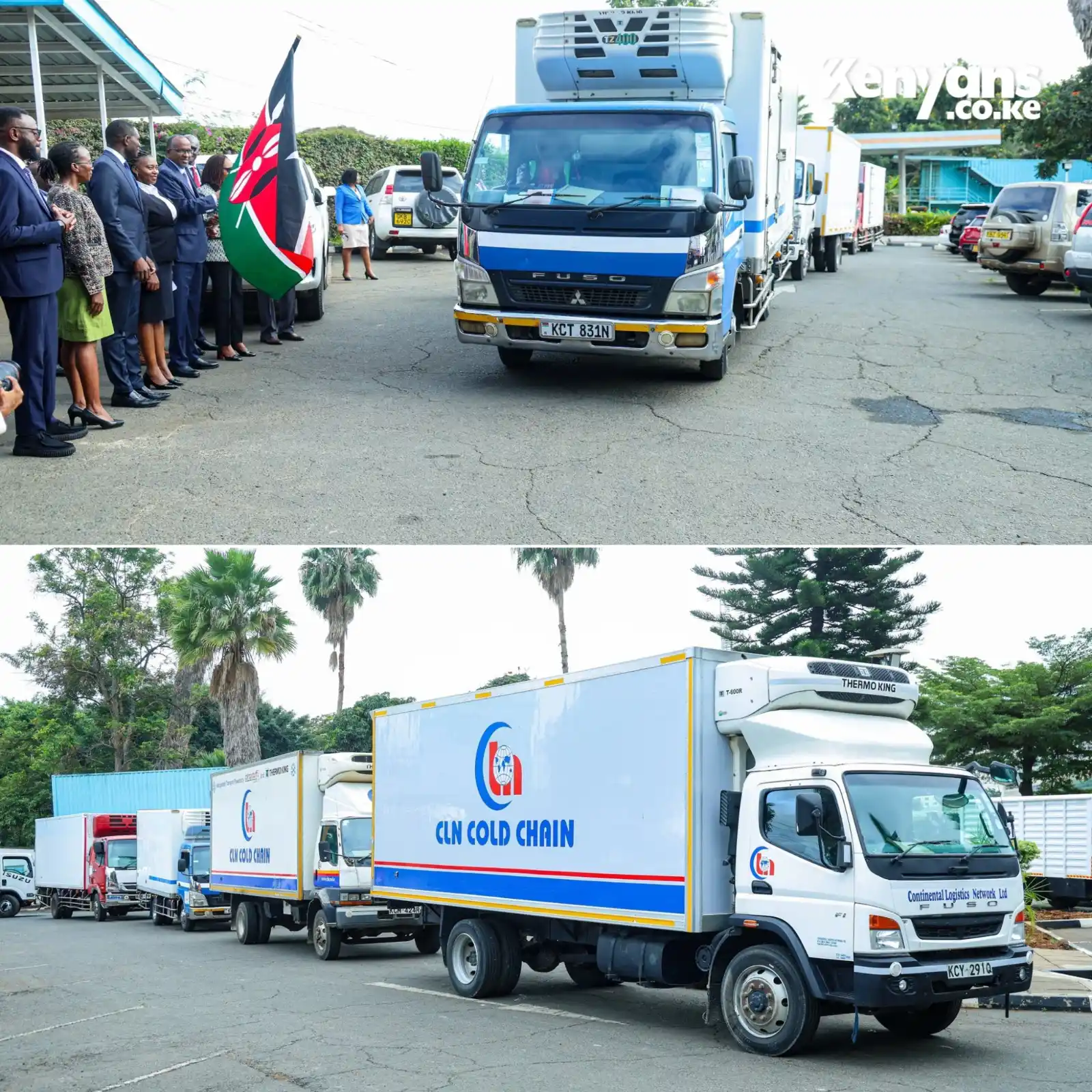 Image from Kenyans.co.ke: Health CS Duale flags off 3 million doses of BCG vaccine and 3.2 milli...