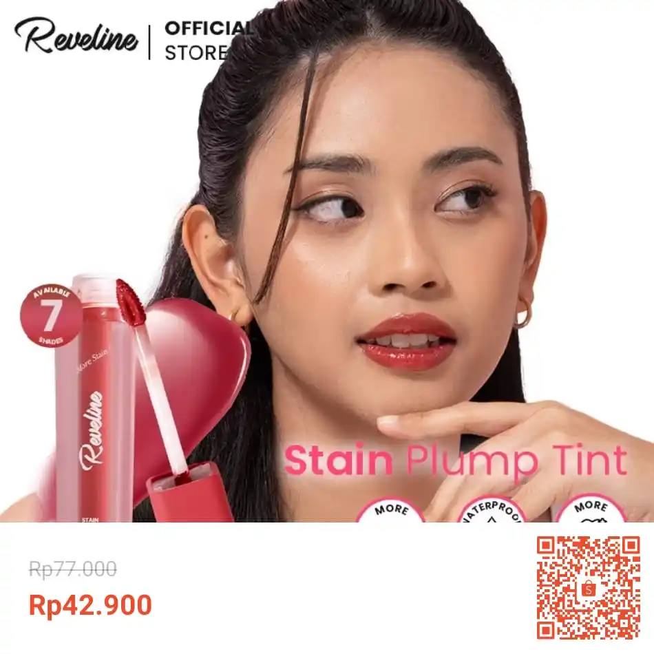 Image from INFO PROMO RACUN SHOPEE DISKON TIKTOK TOKOPEDIA GOJEK GRAB BELAJAR DAGET STICKER GIVEAWAY: Humble Temukan REVELINE Stain Plump Tint | Lip Liptint Lipcream sehar...