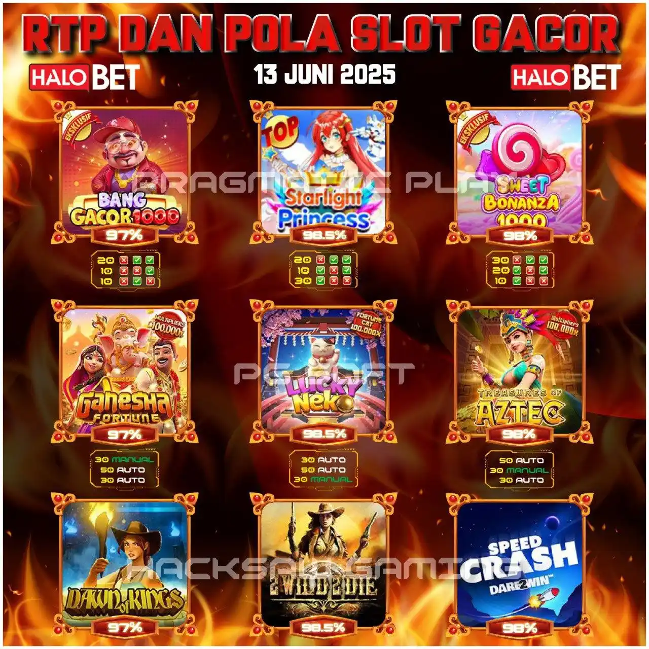 Image from HALOBET OFFICIAL: πππ
π ππππ πππππ πππππππ π° Jumat, 13 Juni 2025 (Ja...