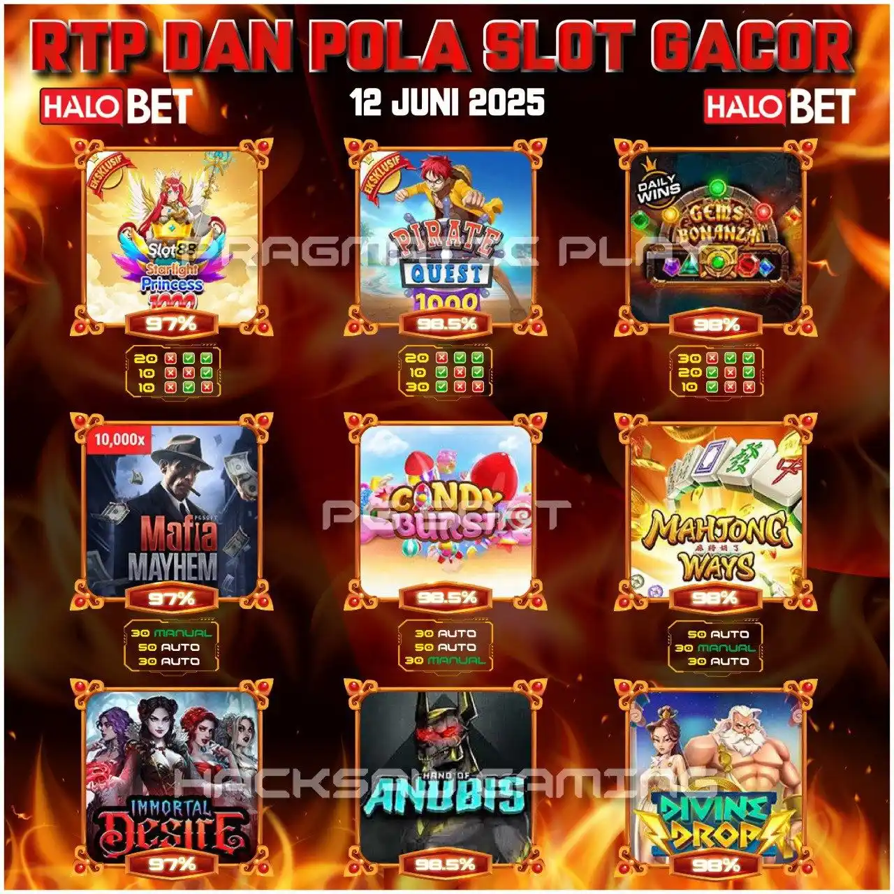 Image from HALOBET OFFICIAL: ๐๐๐
๐ ๐๐๐๐ ๐๐๐๐๐ ๐๐๐๐๐๐๐ ๐ฐ Kamis, 12 Juni 2025 (Ja...