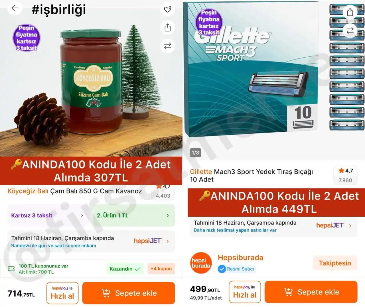 Image from İndirim Fırsat Merkezi: 🔥Köyceğiz Çam Balı 850Gr Cam Kavanoz ✅2 Adet Alımda 2.Ürün 1TL + AN...