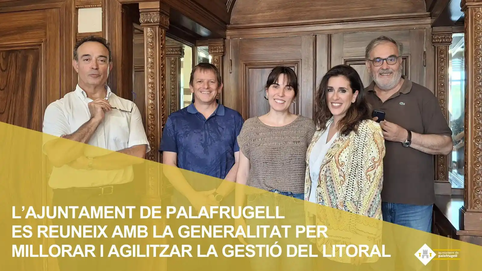 Image from Ajuntament Palafrugell: L’Ajuntament de Palafrugell s’ha reunit amb la Generalitat per abordar...