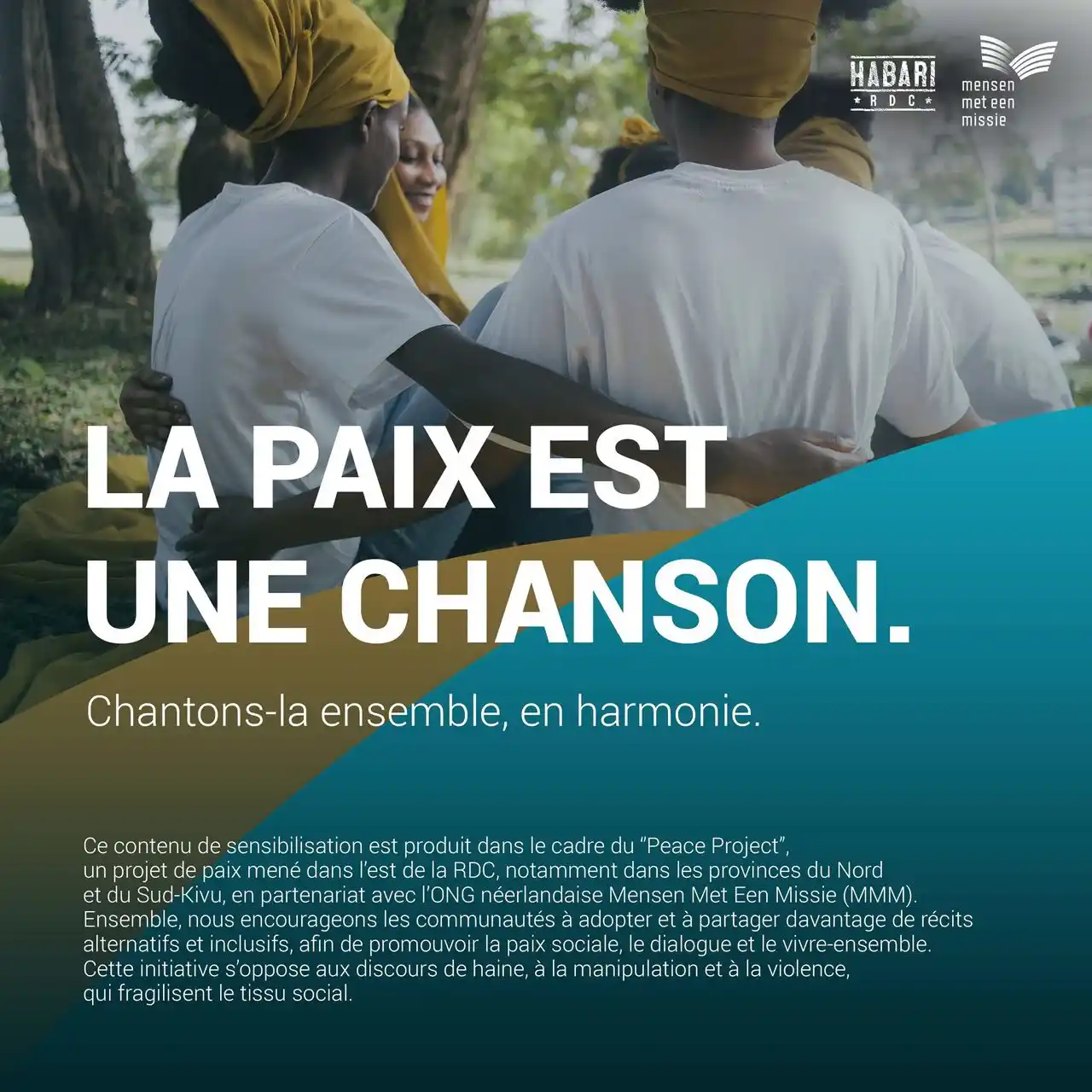 Image from Habari RDC: La paix est une chanson. Chantons-la ensemble, en harmonie. <a class="...