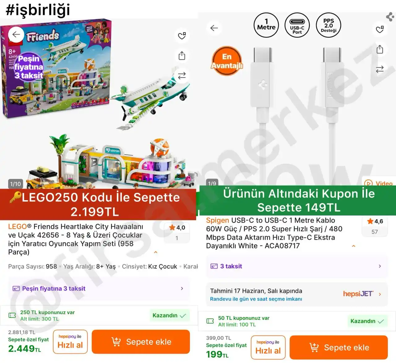 Image from İndirim Fırsat Merkezi: 🔥Lego Friends Heartlake City Havaalanı Ve Uçak Oyuncak Yapım Seti 958...