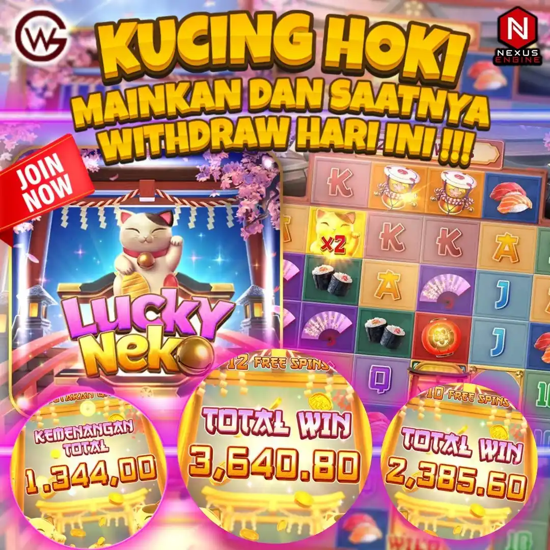 Image from GRABWIN OFFICIAL: LUCKY NEKO GAME KEBERUNTUNGAN DI MULAI EVENT HARI INI JANGAN LEWATKAN ...