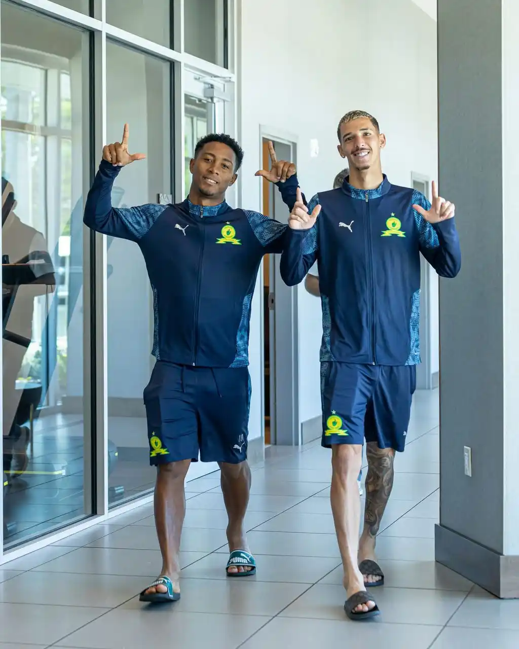 Image from Micky Jnr Channel: Mamelodi Sundowns scorers yesterday. 🚨🇿🇦 v Saratosa: • Zwane ⚽️ ...