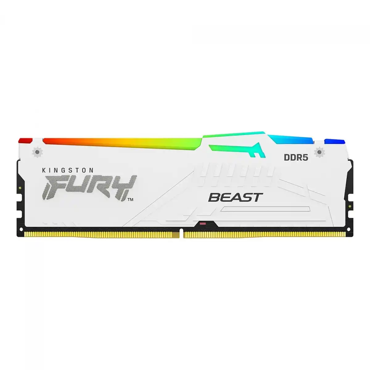 Image from Ofertas Terabyte!: ✨ Memória DDR5 Kingston Fury Beast RGB 32GB 5200MHz (White) ✨ Iluminaç...