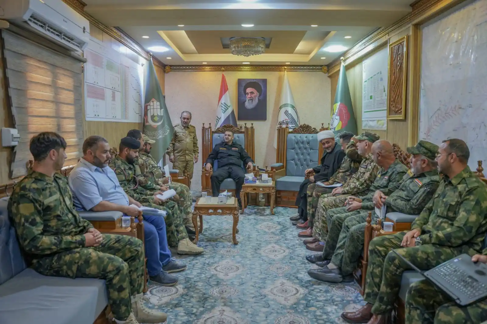 Image from فرقة العباس القتالية/ لواء 26: ملتقى الخميس تغطية مصورة: في إطار ملتقى الخميس، نائب قائد فرقة العباس...