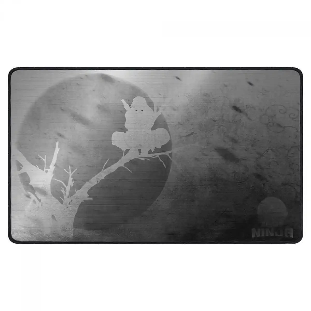Image from Ofertas Terabyte!: ✨ Mousepad Gamer Ninja Control Médio Cinza ✨ Alta precisão e acabament...