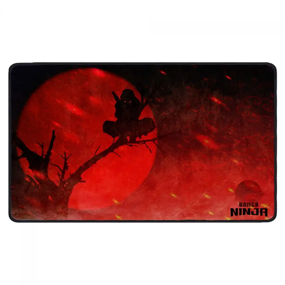 Image from Ofertas Terabyte!: ✨ Mousepad Gamer Ninja Control Médio Vermelho ✨ Controle absoluto e mu...