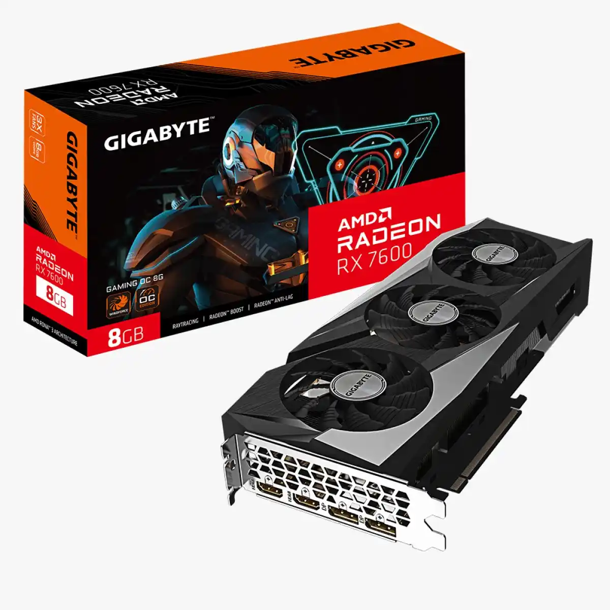 Image from Ofertas Terabyte!: 🔥 Placa de Vídeo Gigabyte AMD Radeon RX 7600 Gaming OC 8GB Com Ray Tr...
